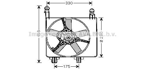 AVA QUALITY COOLING Ventilaator,mootorijahutus FD7524